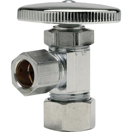Proline 5/8 In. OD x 3/8 In. Quarter Turn Angle Valve 190-032HC